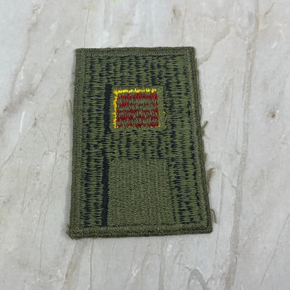 Vtg Military Patch First Army Red Ordnance Corps Tight Weave Variant SB8