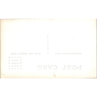 Family Ladies in White Gowns and Dog in Front of House c1910 RPPC Postcard AB9