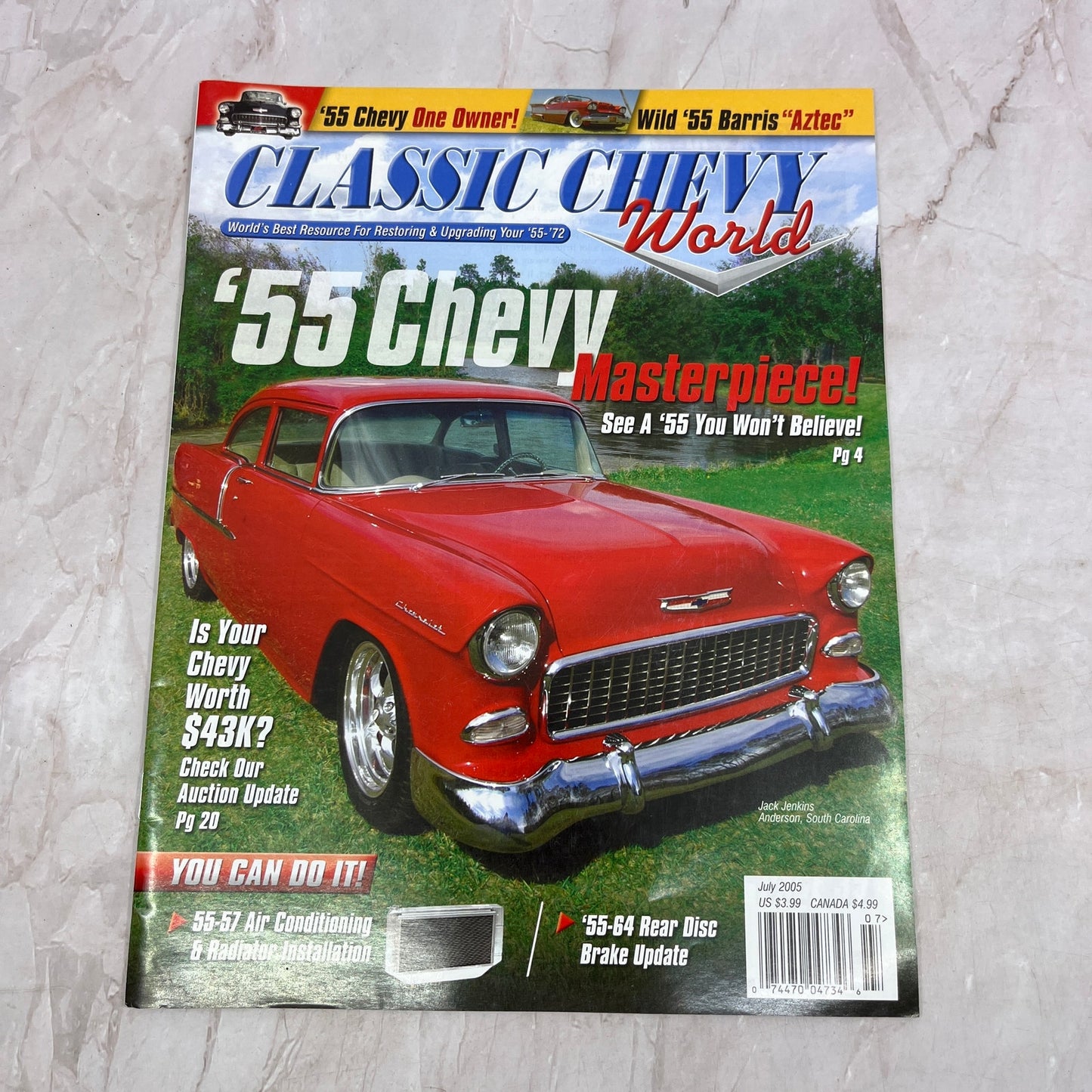 Masterpiece Red '55 Jack Jenkins SC - Classic Chevy World Magazine Jul 2005 M29