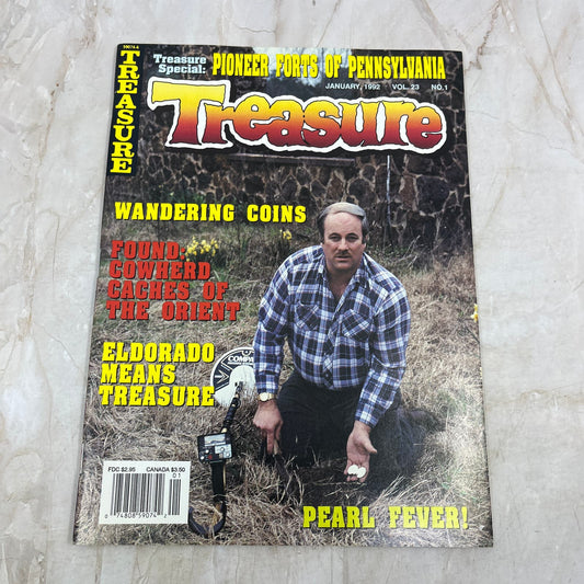 1992 Jan - Treasure Magazine - Treasure Hunting Prospecting Metal Detector M16