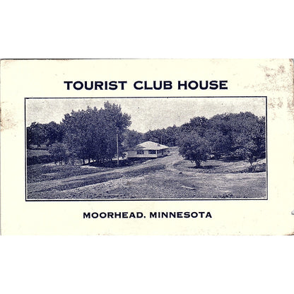 Tourist Club House Moorhead MN Moorhead Commercial Club Business Card AG2-M16