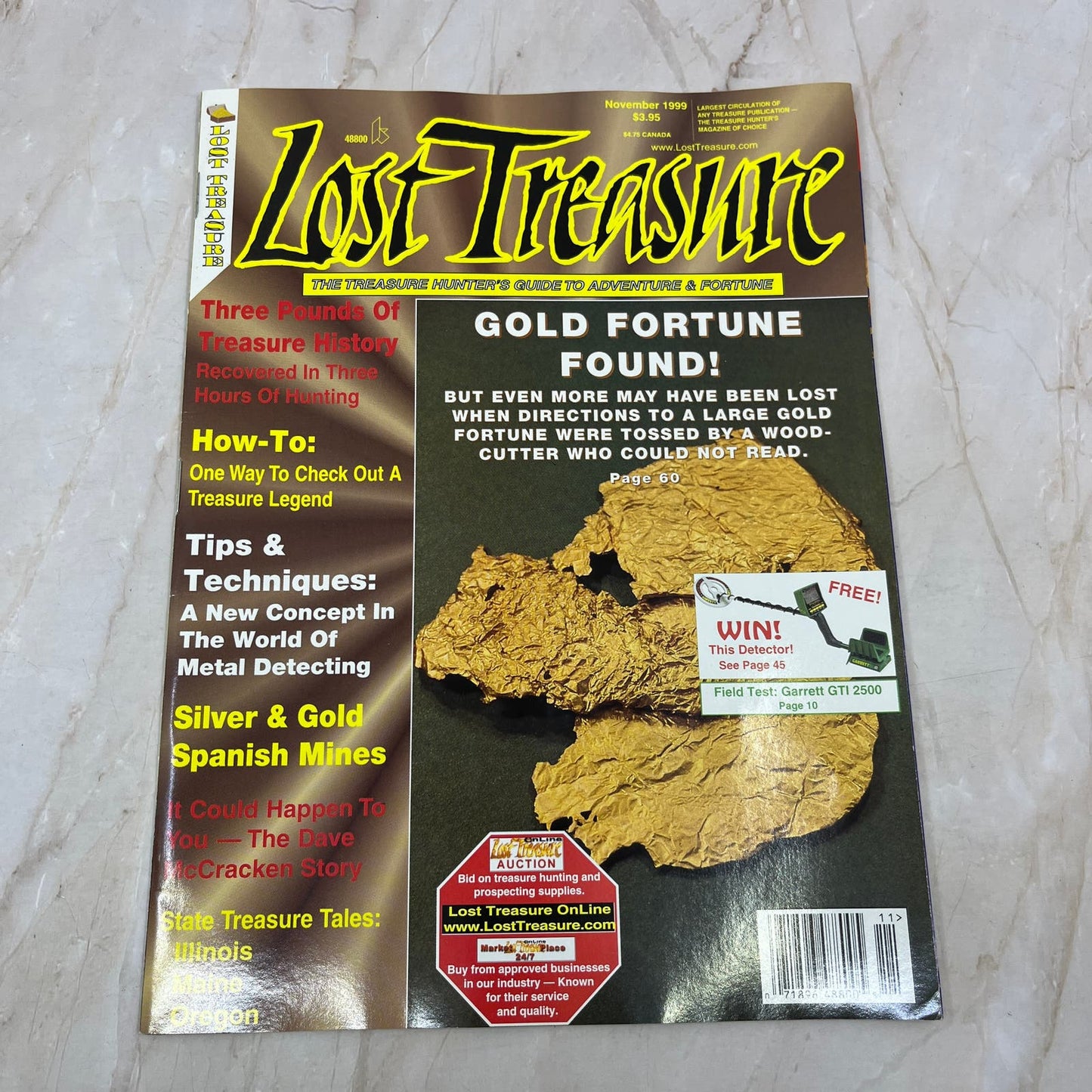 1999 Nov - Lost Treasure Magazine - Treasure Hunting Gold Prospecting M14