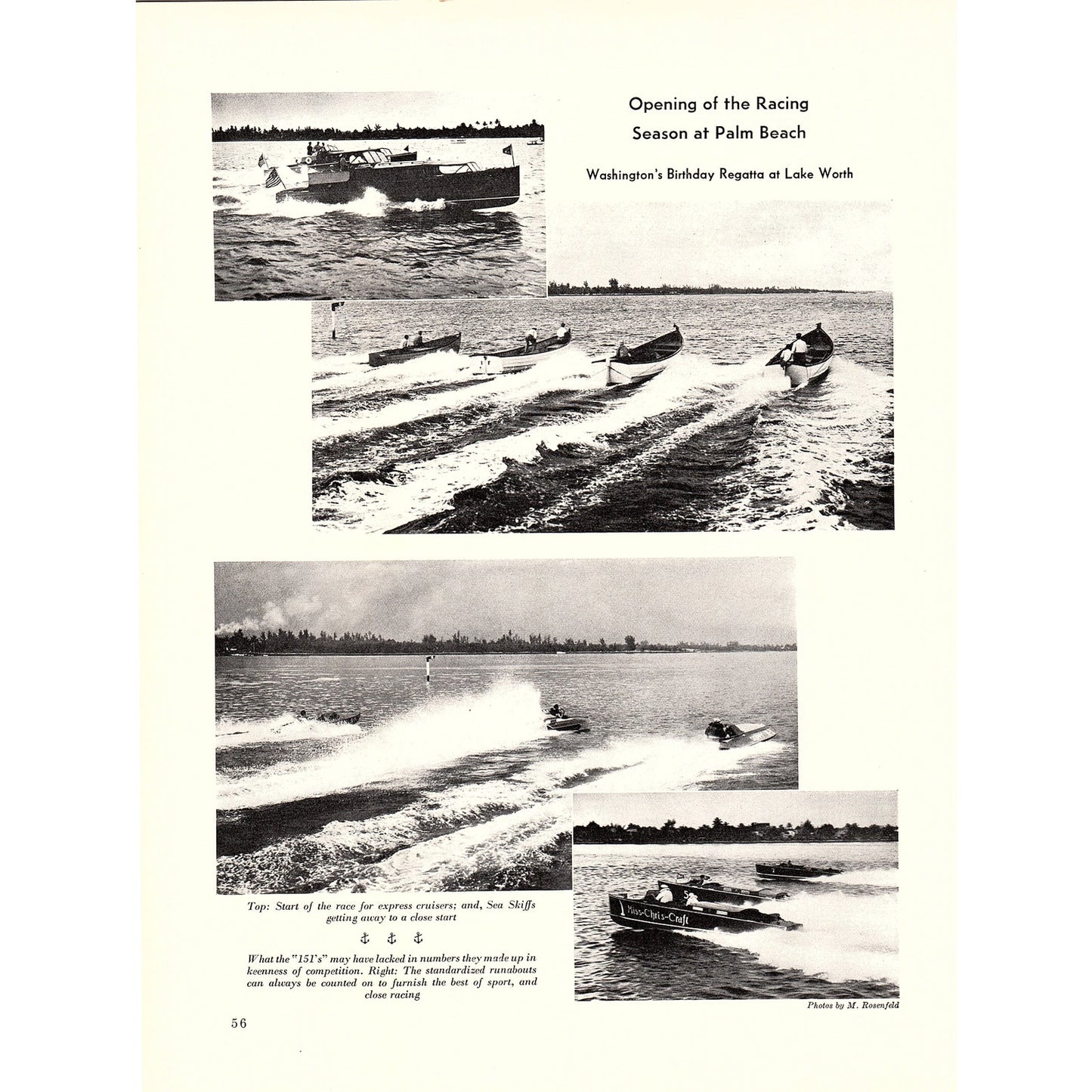 Pictures of Opening of Yacht Racing Season at Palm Beach Lake Worth 1932 V1-4