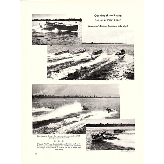 Pictures of Opening of Yacht Racing Season at Palm Beach Lake Worth 1932 V1-4