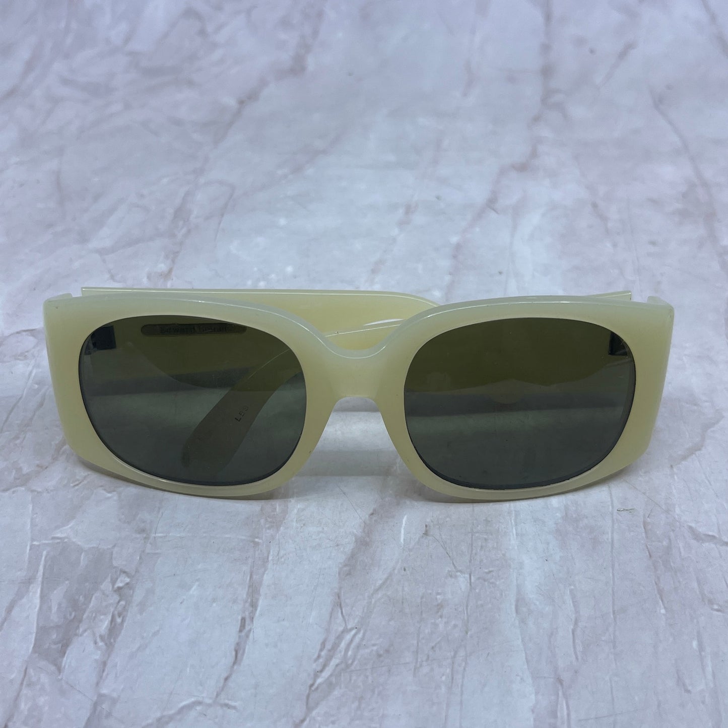 Vintage Edward Beiner Chunky 55-21-120 Opal Glasses Eyeglasses Frames TH9-G2-2