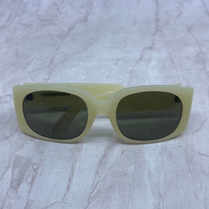Vintage Edward Beiner Chunky 55-21-120 Opal Glasses Eyeglasses Frames TH9-G2-2