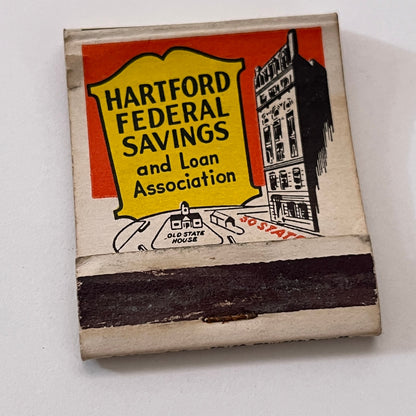 Hartford Federal Savings & Loan Elmwood Office Vintage Matchbook Cover TB6-MB1-6