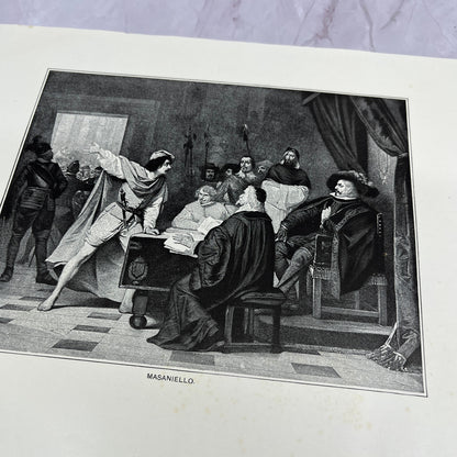 Masaniello Antique 8.5x11.5" Engraving Art Print V20