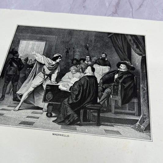 Masaniello Antique 8.5x11.5" Engraving Art Print V20