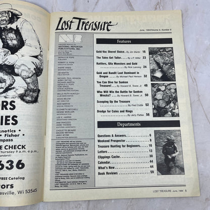1984 June - Lost Treasure Magazine - Treasure Hunting Gold Prospecting M15