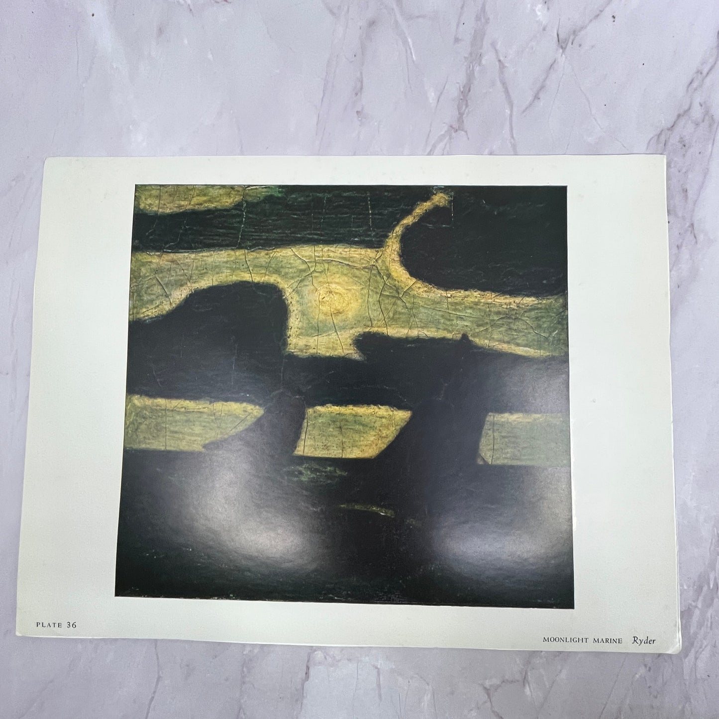 Moonlight Marine Ryder Lithograph 9.5x12.5" Art Print V20