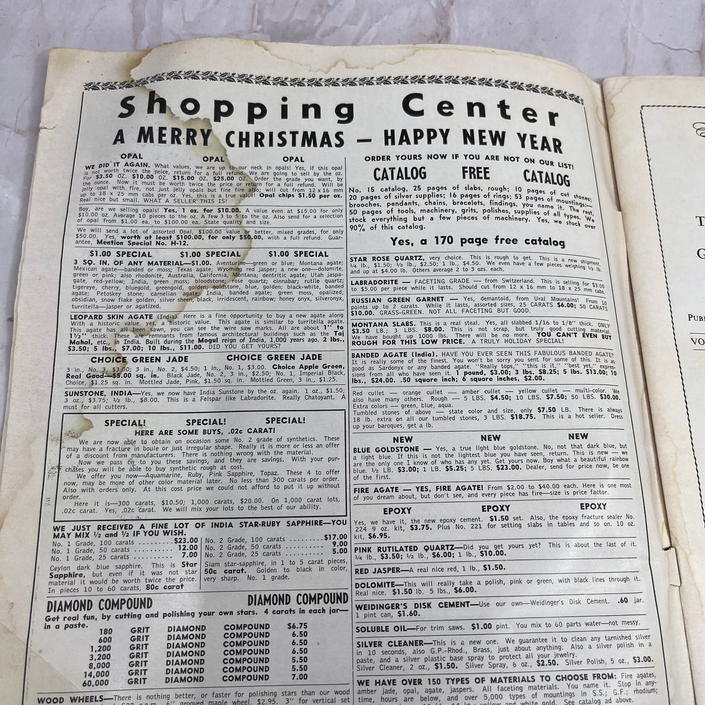 Parure of Rubellites and Diamonds Mrs James Dyer - Lapidary Journal Dec 1960 M26