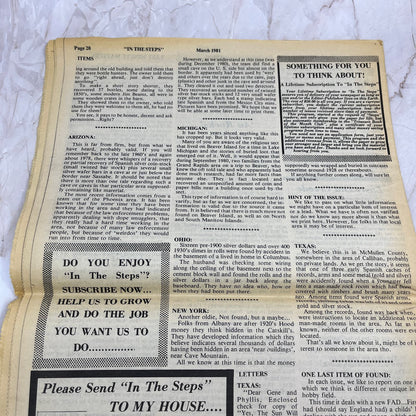 1980 March - In the Steps of the Treasure Hunter Newspaper - Grand Island FL M11