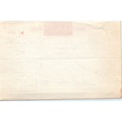 Louis Rothstein Value House Worcester 1924 Original Billhead Letterhead D8