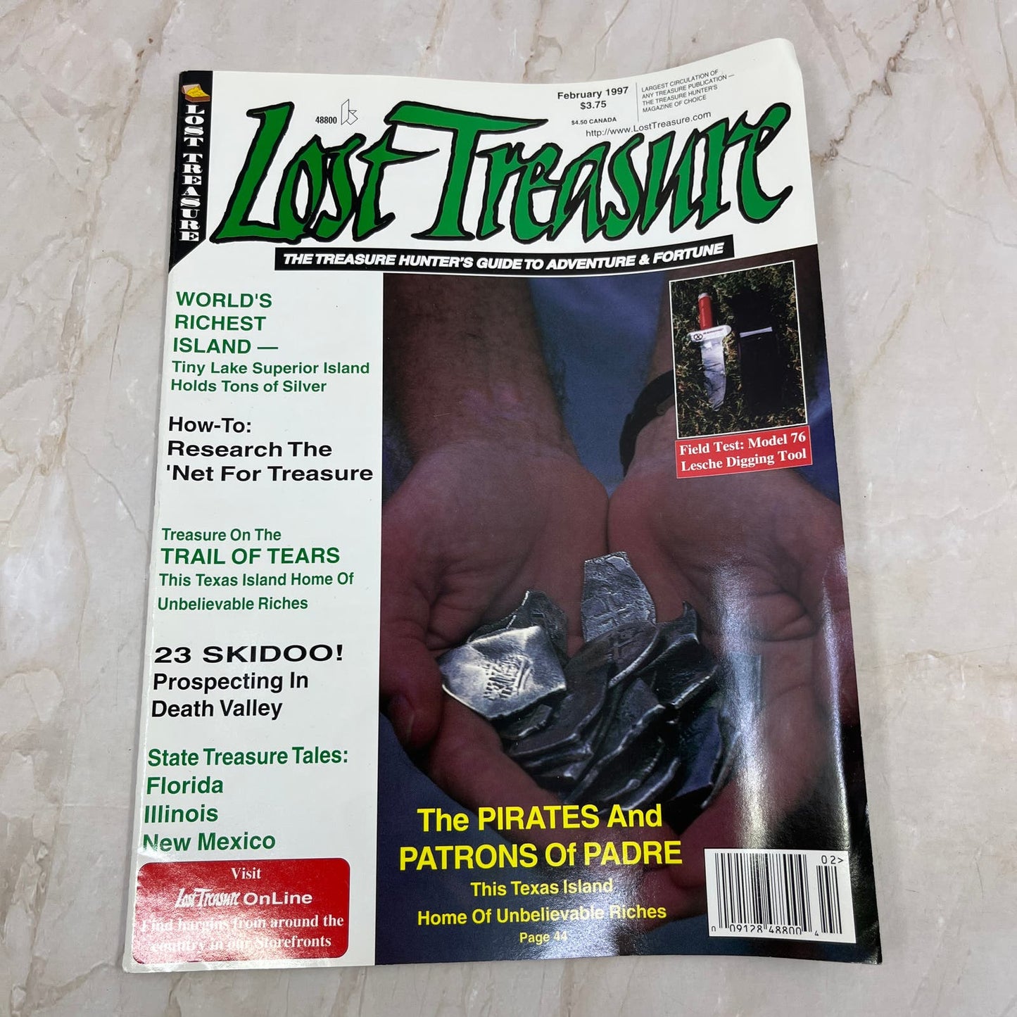 1997 Feb - Lost Treasure Magazine - Treasure Hunting Gold Prospecting M13