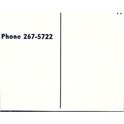 Club Oasis 617-19 South Buffalo, Warsaw Indiana 1964 Ad AG1-S12