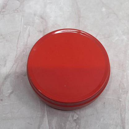 Vintage Leica Logo 1 7/8" Metal Red Tin Case SF4