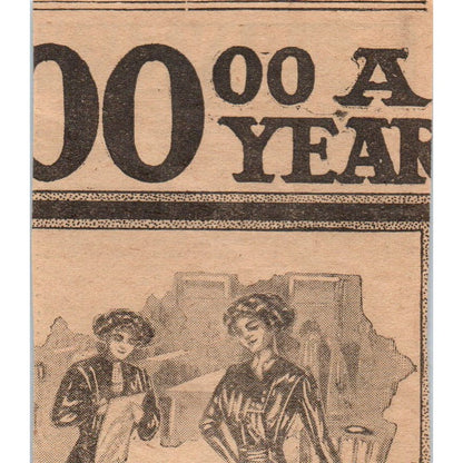 Banner Tailoring Co Salesmen Wanted Chicago 1910 Magazine Ad AF1-CM2