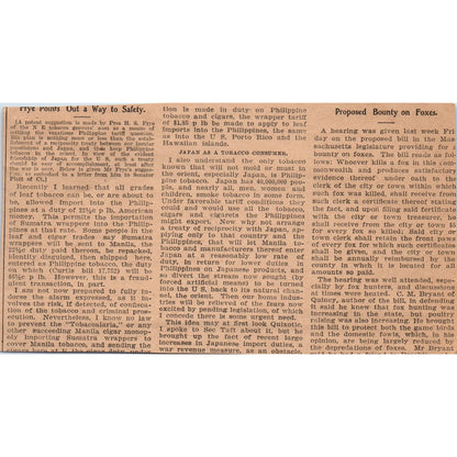 Gasoline Engine Log Saw Lunt Moss & Co Boston MA 1905 Magazine Ad AF1-NEH