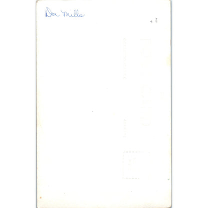 Little Boy in Navy Uniform Don Mills Antique RPPC Postcard PE7