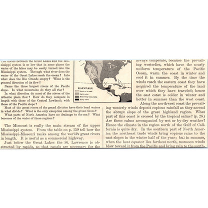 The Three Tetons Rocky Mountains Wyoming 1901 Engraving AF2-A6