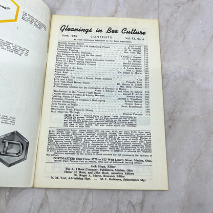 1965 June Gleanings in Bee Culture Magazine Bees Beekeeping Honey TD7