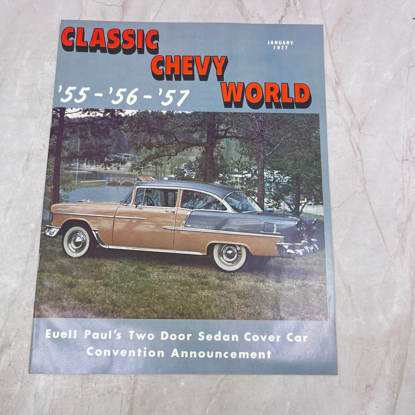 Euell Paul Sedan - '55, '56, '57 Classic Chevy World Magazine - Jan 1977 M30