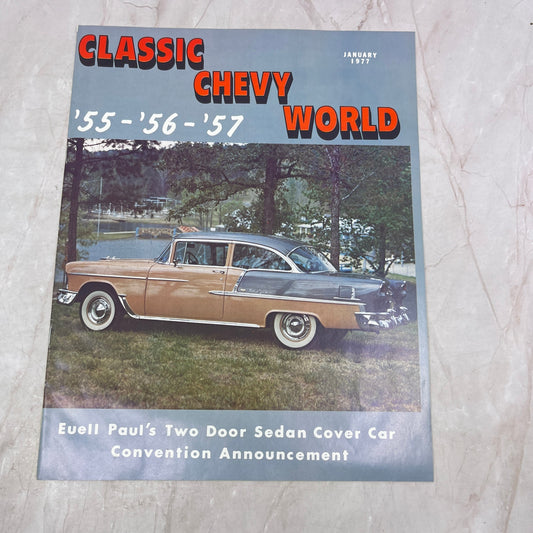 Euell Paul Sedan - '55, '56, '57 Classic Chevy World Magazine - Jan 1977 M30