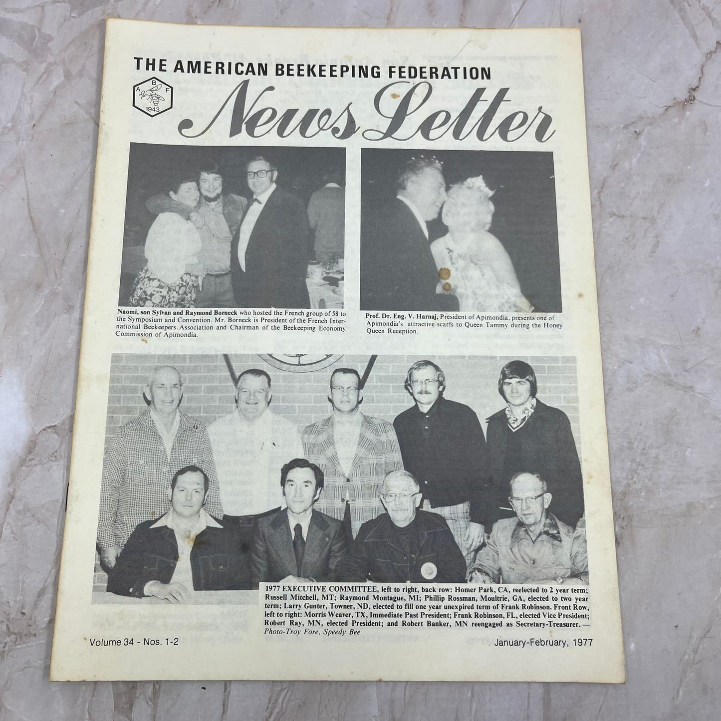 1977 Jan/Feb American Beekeeping Federation Newsletter Gainesville FL M15