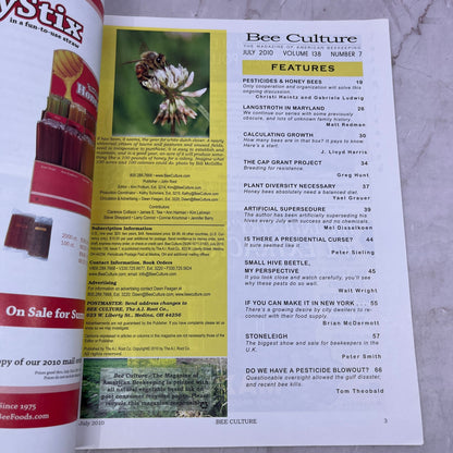 2010 July - Bee Culture Magazine - Bees Beekeeping Honey M32