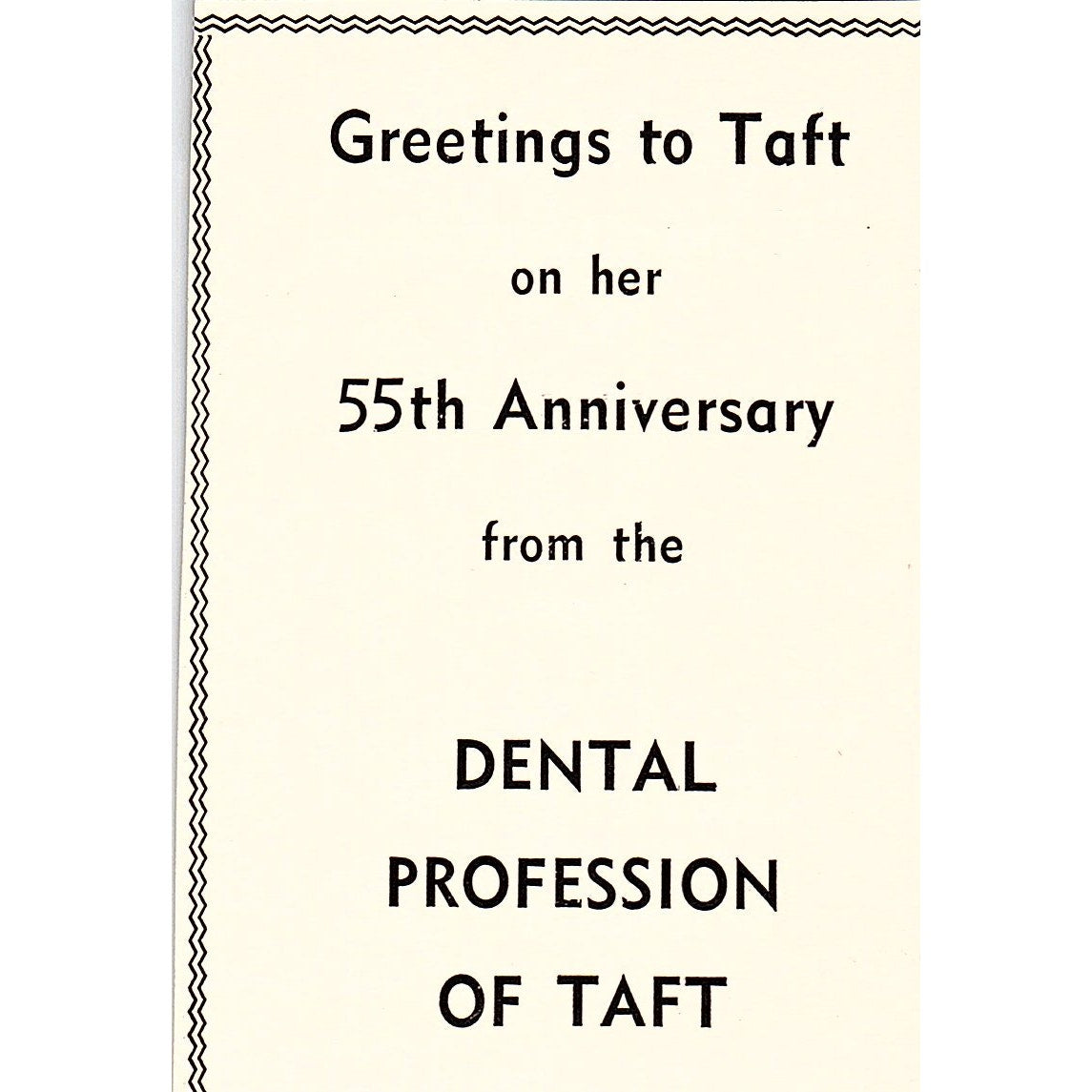 Kern Mutual Telephone Co, Dental Profession of Taft - Taft CA 1965 Ad AF8-M6