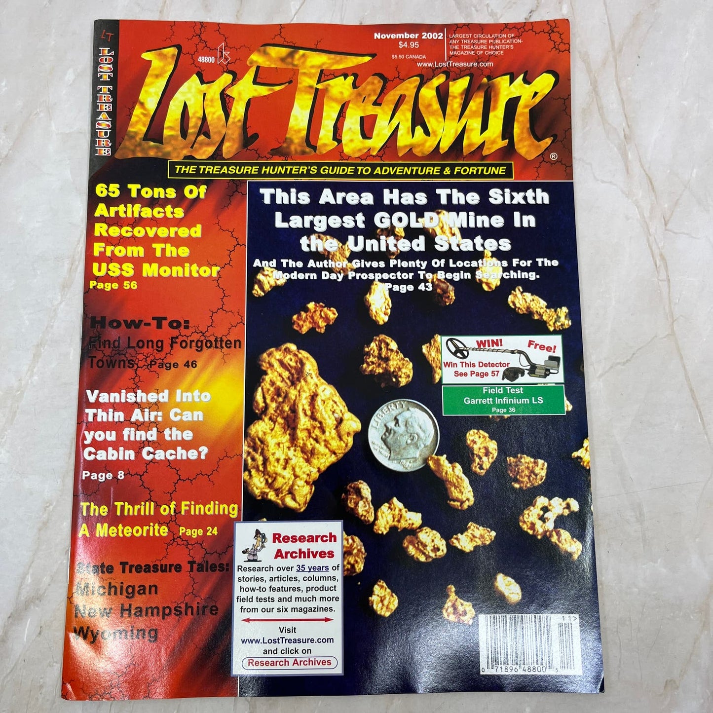 2002 Nov - Lost Treasure Magazine - Treasure Hunting Gold Prospecting M14