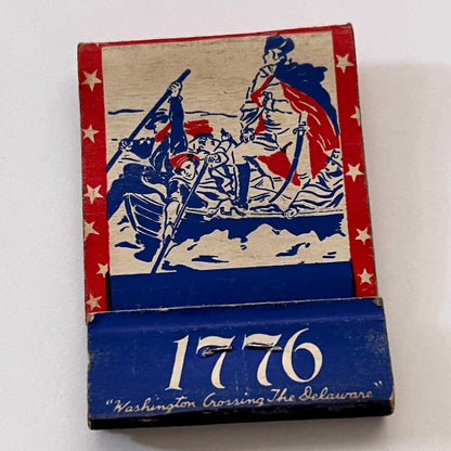 1776 Washington Crossing the Delaware Vintage Matchbook Cover TB8-MB3-8