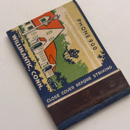 Shell Chateau Restaurant Willimantic CT Vintage Matchbook Cover TB8-MB2-5