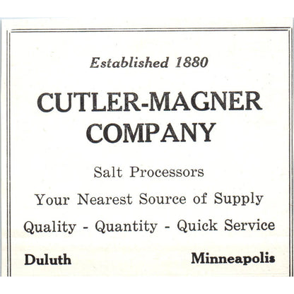 R.C. Duncan Co Minneapolis, Cutler-Magner Co Duluth 1953 Ad AE9-DC2