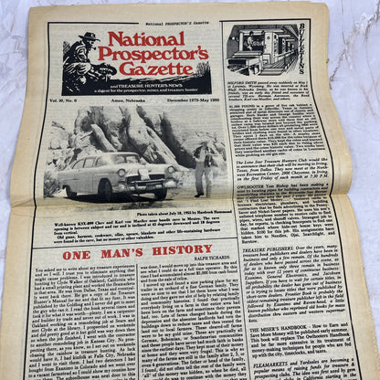 1980 May - The National Prospector's Gazette Newspaper - Treasure Hunting M11