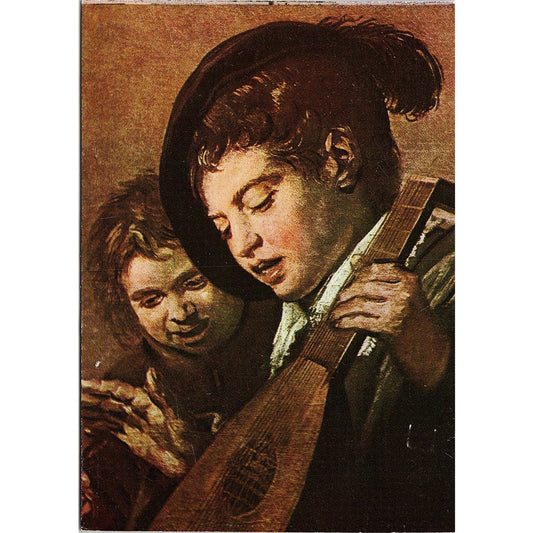 Two Singing Boys with a Lute and a Music Book Frans Hals Art Print 5x7 V19