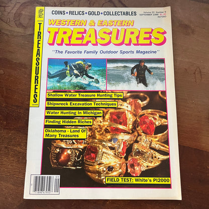 1988 Sept - Western & Eastern Treasures Magazine - Treasure Hunting Gold M11