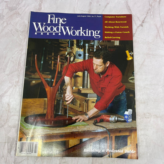 Building a Pedestal Table - Jul/Aug 1989 No 77 Fine Woodworking Magazine M34