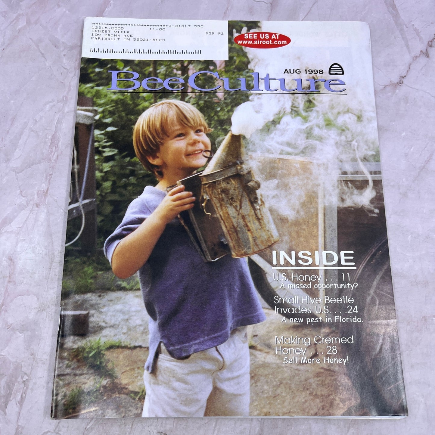 1998 Aug - Bee Culture Magazine - Bees Beekeeping Honey M33