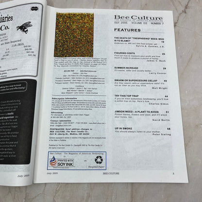 2005 July Bee Culture Magazine - Magazine of American Beekeeping M7