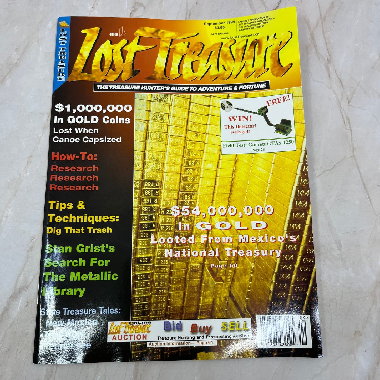 1999 Sept - Lost Treasure Magazine - Treasure Hunting Gold Prospecting M14