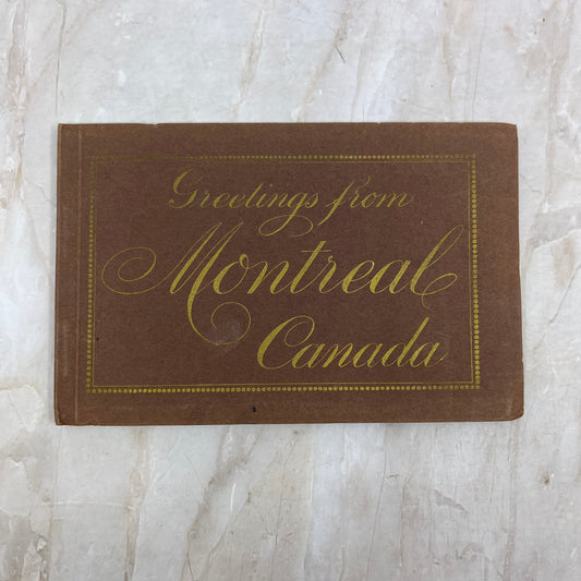 Greetings from Montreal Canada Souvenir Book Postcards TI8-S2