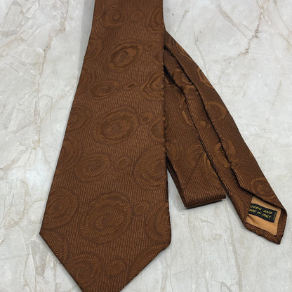 Retro Men's Giau Mario Italy Brown Necktie Tie TJ4-T2