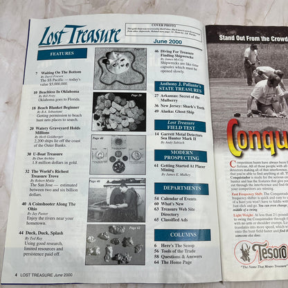 2000 June - Lost Treasure Magazine - Treasure Hunting Gold Prospecting M14