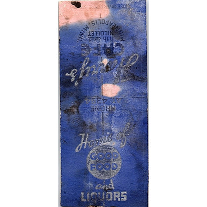 Harry's Cafe 11th & Nicollet Minneapolis MN Vintage Matchbook Cover SC7-Y2