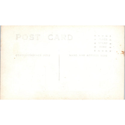 Caravan of Men in Horse Drawn Buggies c1910 RPPC Postcard AB9