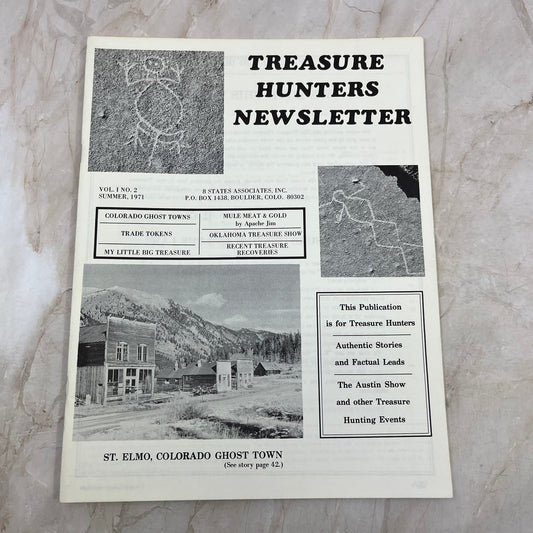 1971 Summer - Treasure Hunters Newsletter - St. Elmo Colorado Ghost Town M19