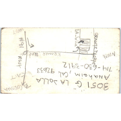 Dr. Marcel R. Methot Chiropractor Fullerton CA Vintage Business Card SE3-B7