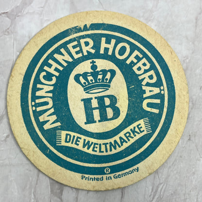 Vintage Münchner Hofbräu Champagner Weizen Export German Beer Coaster TJ5-CO1